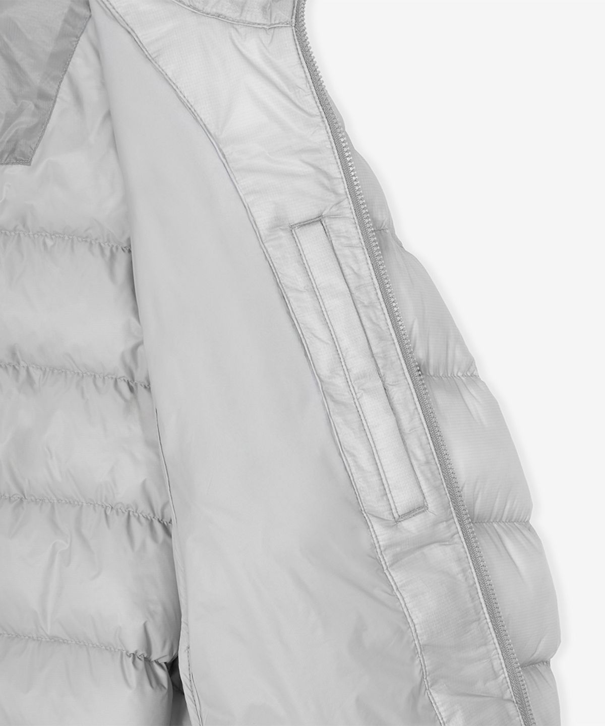 뉴발란스(NEW BALANCE) NBNQG41903 / UNI 플라잉77 슈퍼라이트 스텐드넥 경량 패딩 자켓 (L/GRAY)
