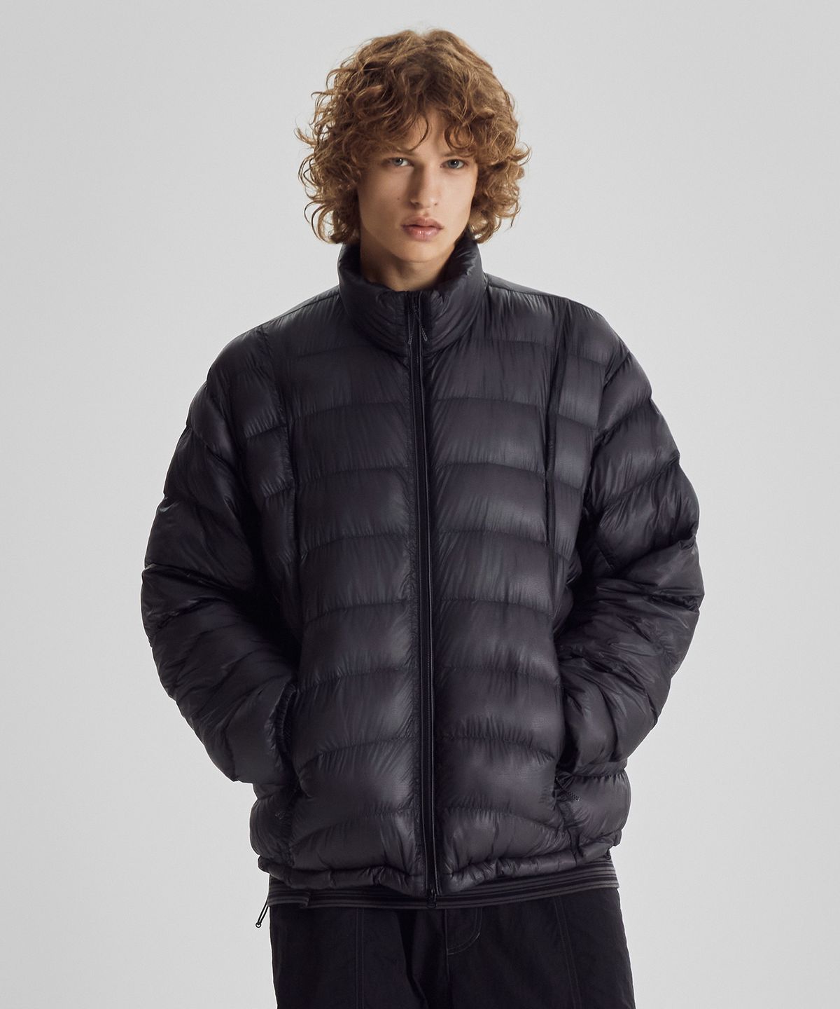 뉴발란스(NEW BALANCE) NBNQG41903 / UNI 플라잉77 슈퍼라이트 스텐드넥 경량 패딩 자켓 (BLACK)