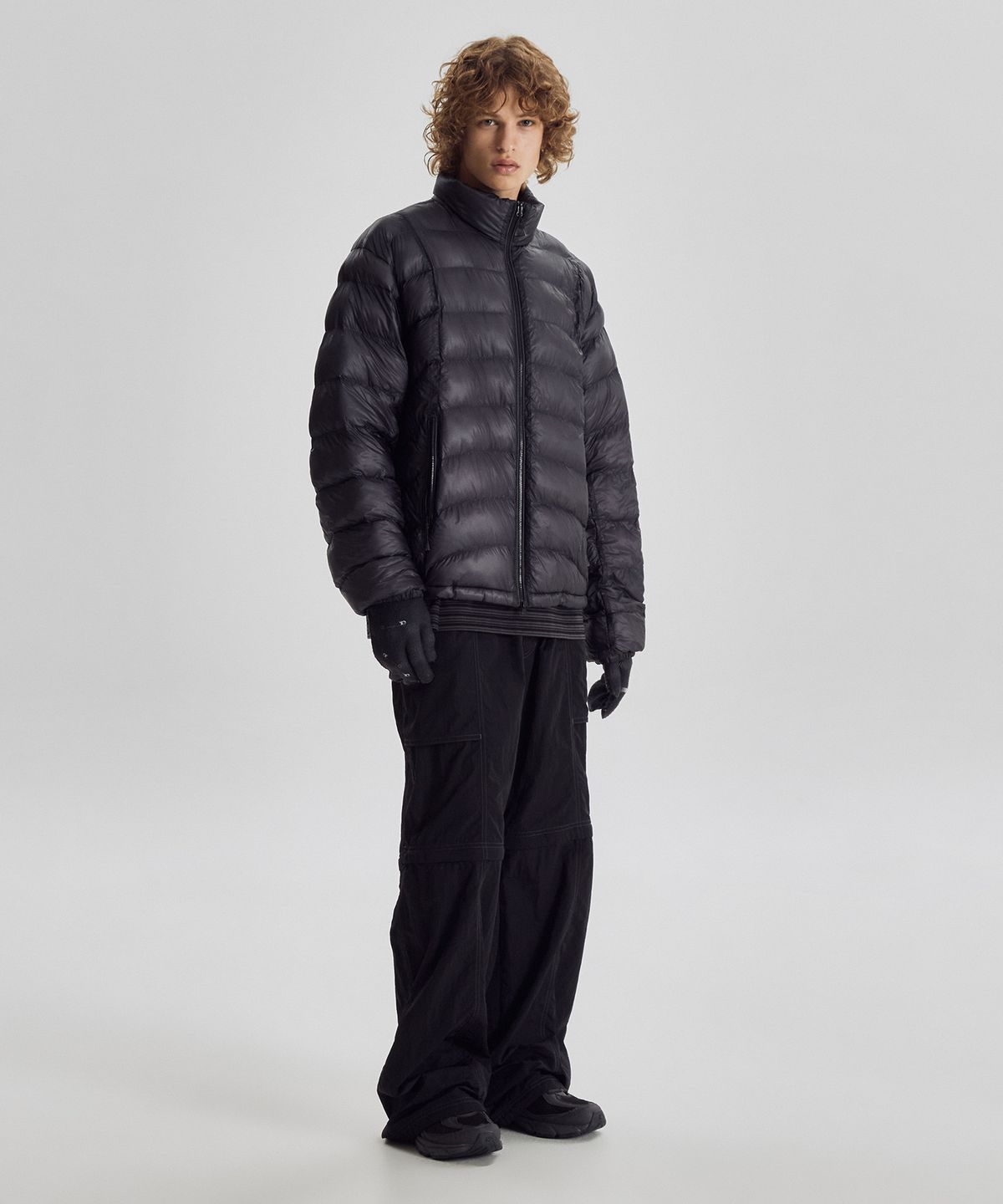 뉴발란스(NEW BALANCE) NBNQG41903 / UNI 플라잉77 슈퍼라이트 스텐드넥 경량 패딩 자켓 (BLACK)