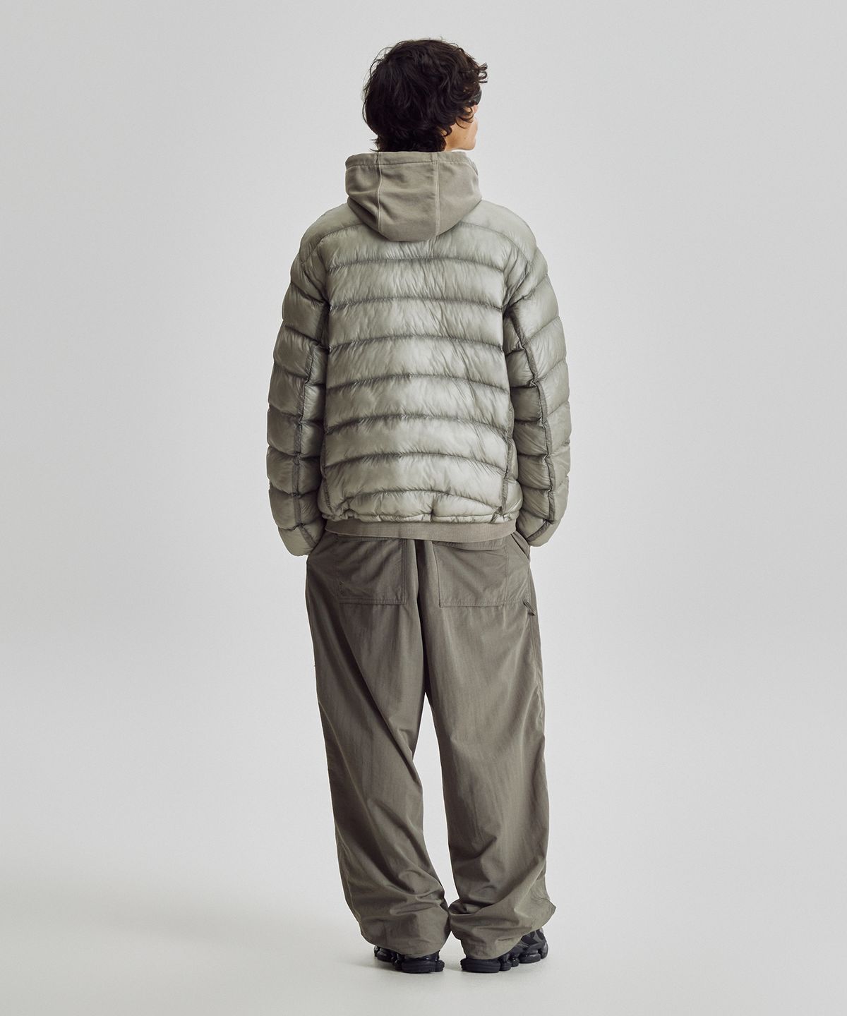 뉴발란스(NEW BALANCE) NBNQG41903 / UNI 플라잉77 슈퍼라이트 스텐드넥 경량 패딩 자켓 (TAUPE)