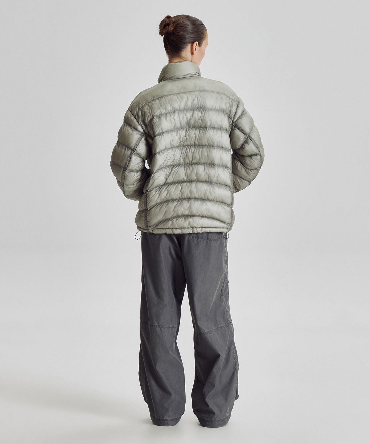 뉴발란스(NEW BALANCE) NBNQG41903 / UNI 플라잉77 슈퍼라이트 스텐드넥 경량 패딩 자켓 (TAUPE)