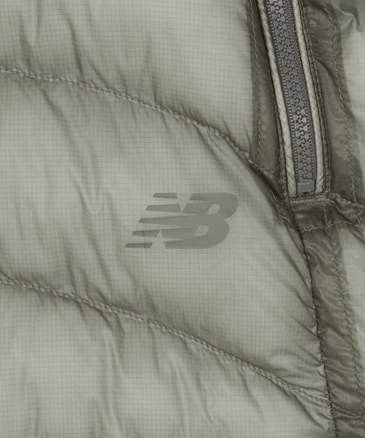 뉴발란스(NEW BALANCE) NBNQG41903 / UNI 플라잉77 슈퍼라이트 스텐드넥 경량 패딩 자켓 (TAUPE)