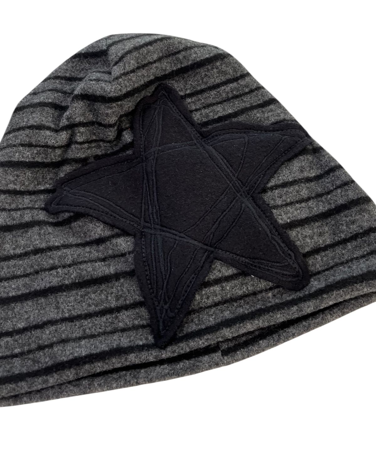 스케이터락(SK8ER ROCK) Doodle Star Stripe Beanie (Gray Black)