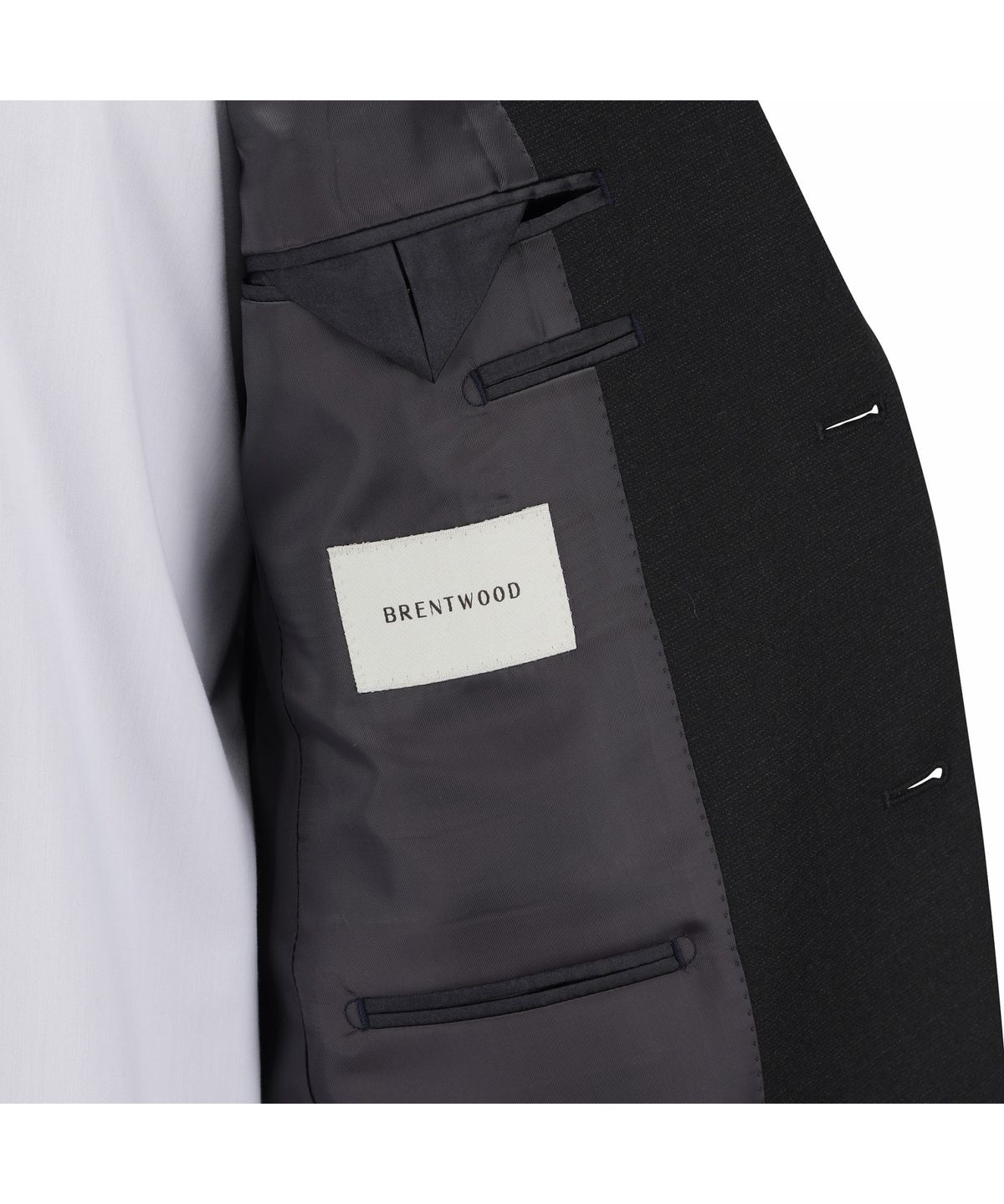브렌우드(BRENTWOOD) 울블렌디드 마이크로 클래식 수트 자켓 - 다크브라운 BRFBW26741BRD