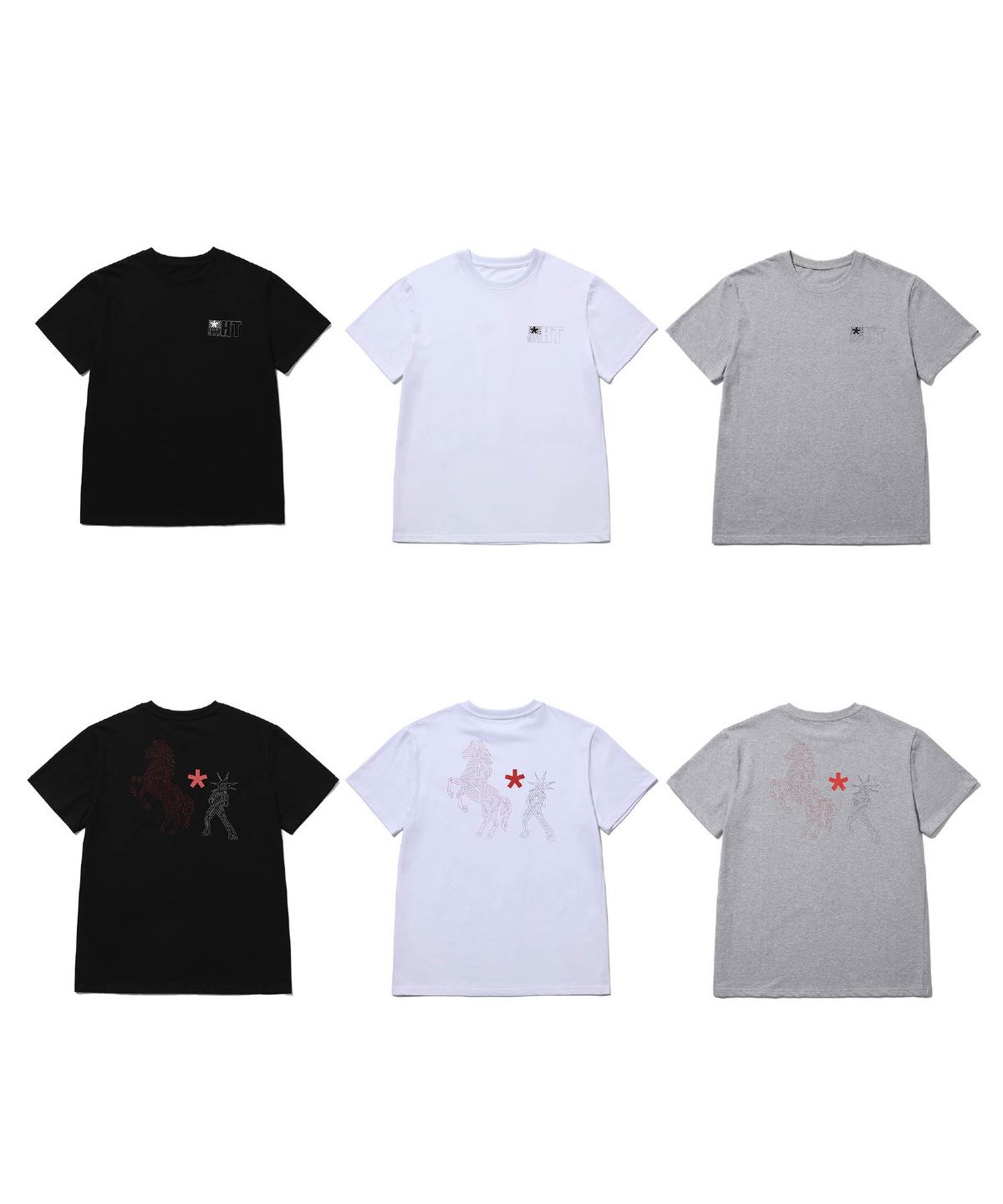 977홈타운(977HOMETOWN) 0.16 red horse t - shirts(3colors)