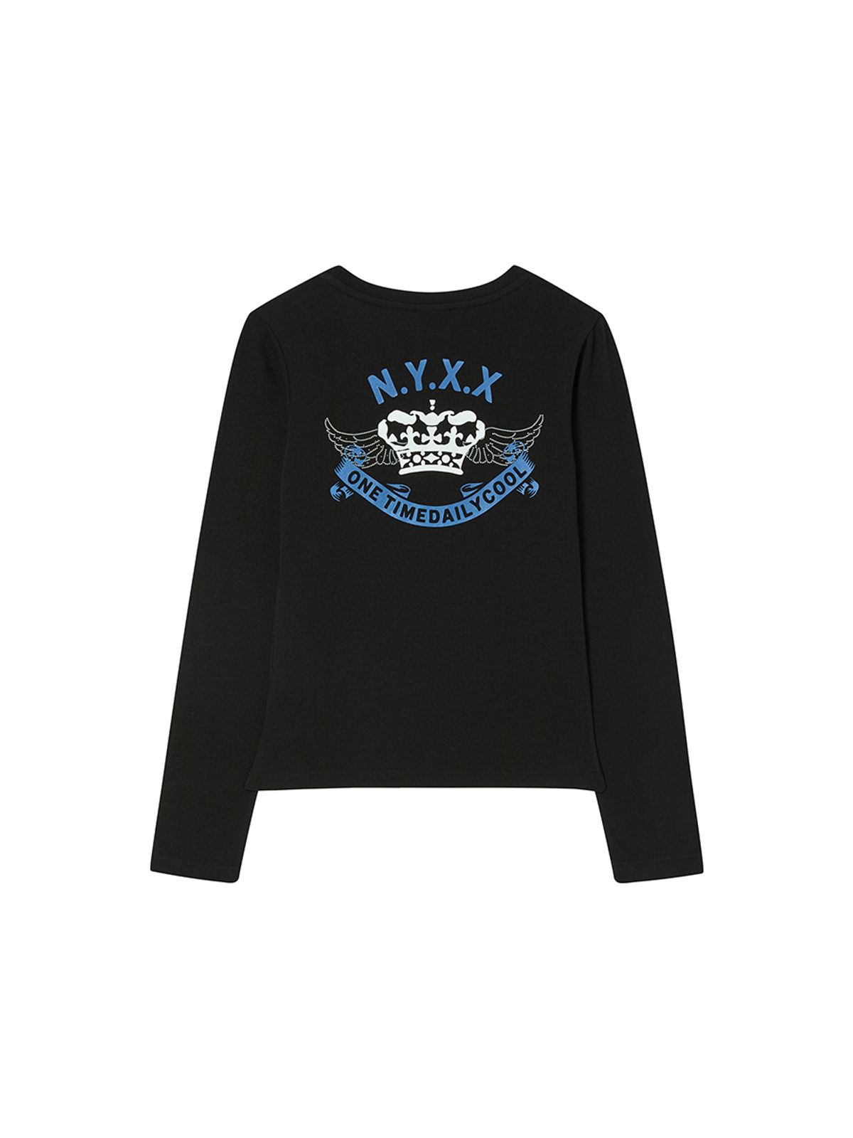 엔와이엑스엑스(NYXX) SCOOP NECK L/S BLACK