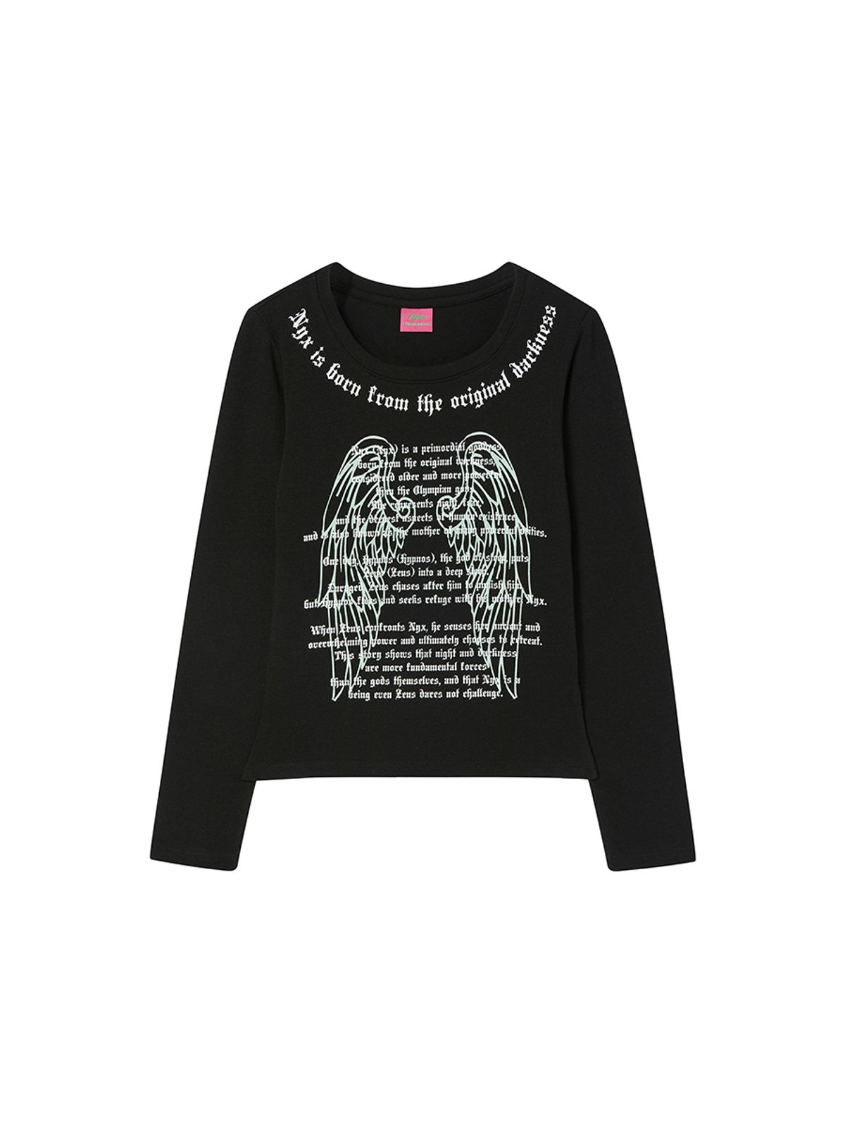 엔와이엑스엑스(NYXX) SCOOP NECK L/S BLACK
