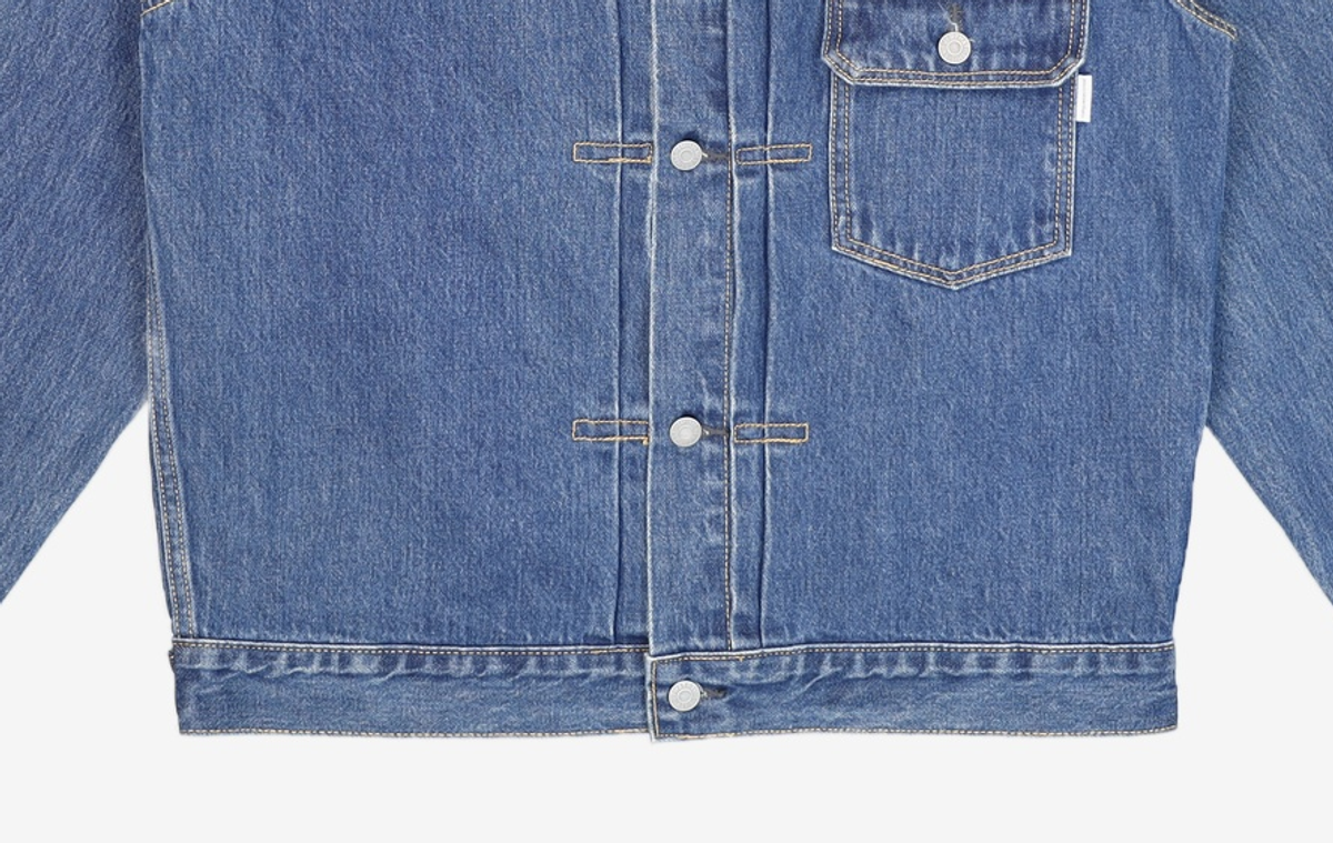 디스이즈네버댓(THISISNEVERTHAT) Denim Trucker Jacket Blue L