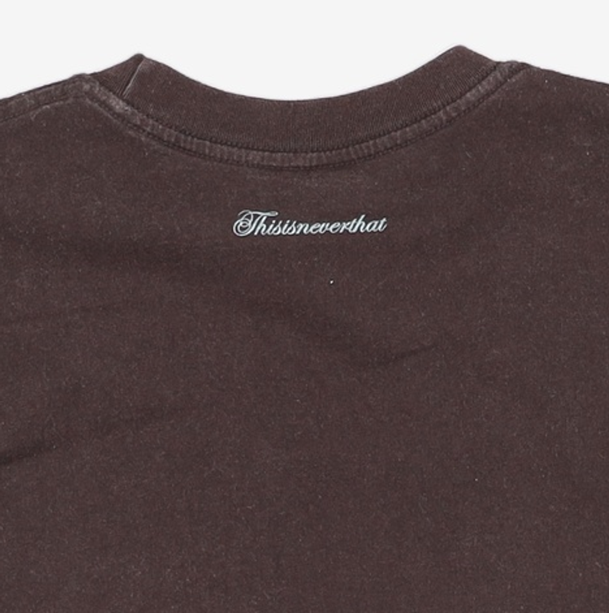 디스이즈네버댓(THISISNEVERTHAT) Fortuna N-Logo Tee Black S