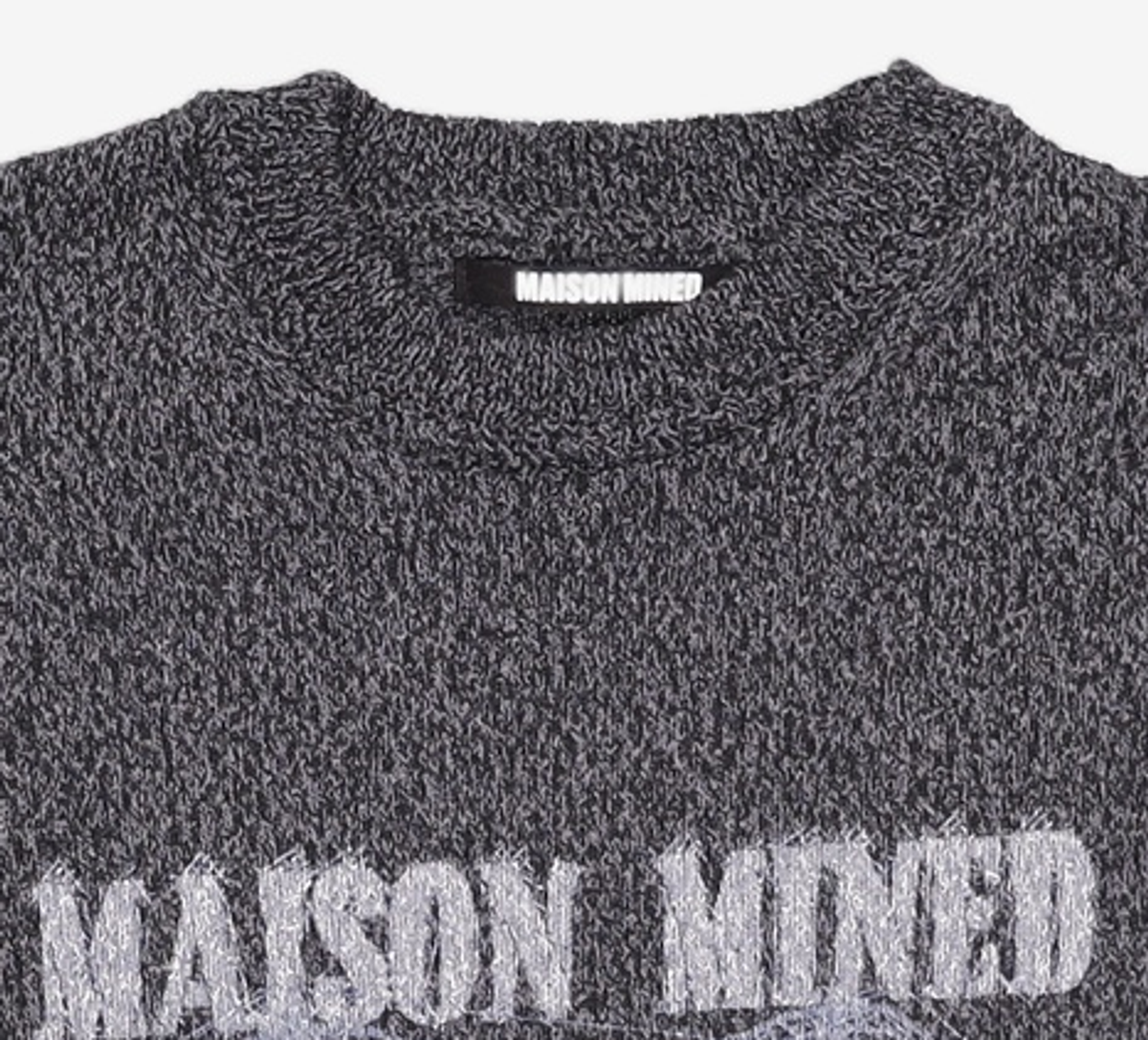 메종미네드(MAISON MINED) SLOP BOUCLE HALF KINT BLACK S