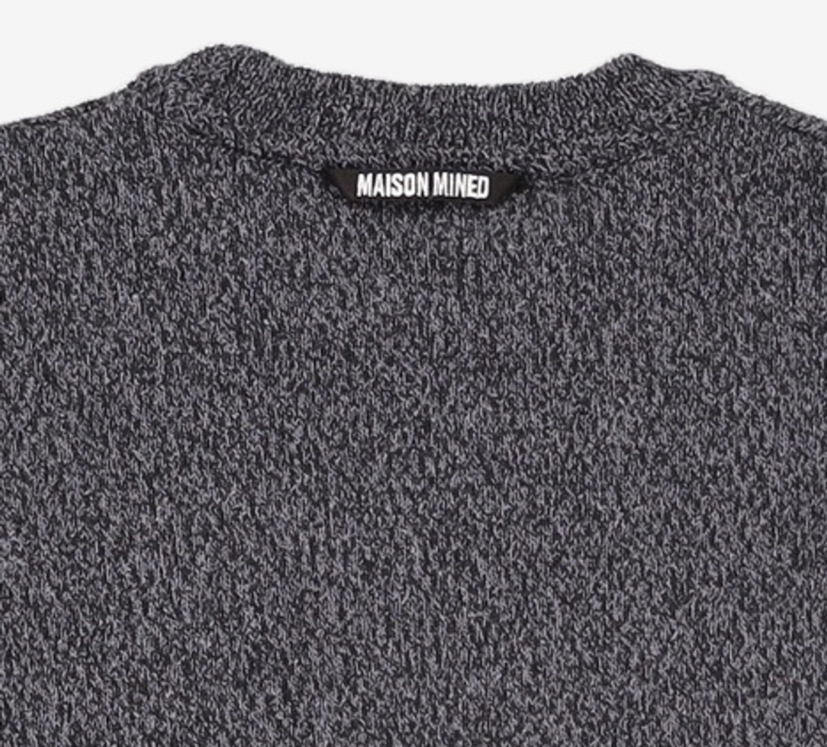 메종미네드(MAISON MINED) SLOP BOUCLE HALF KINT BLACK S
