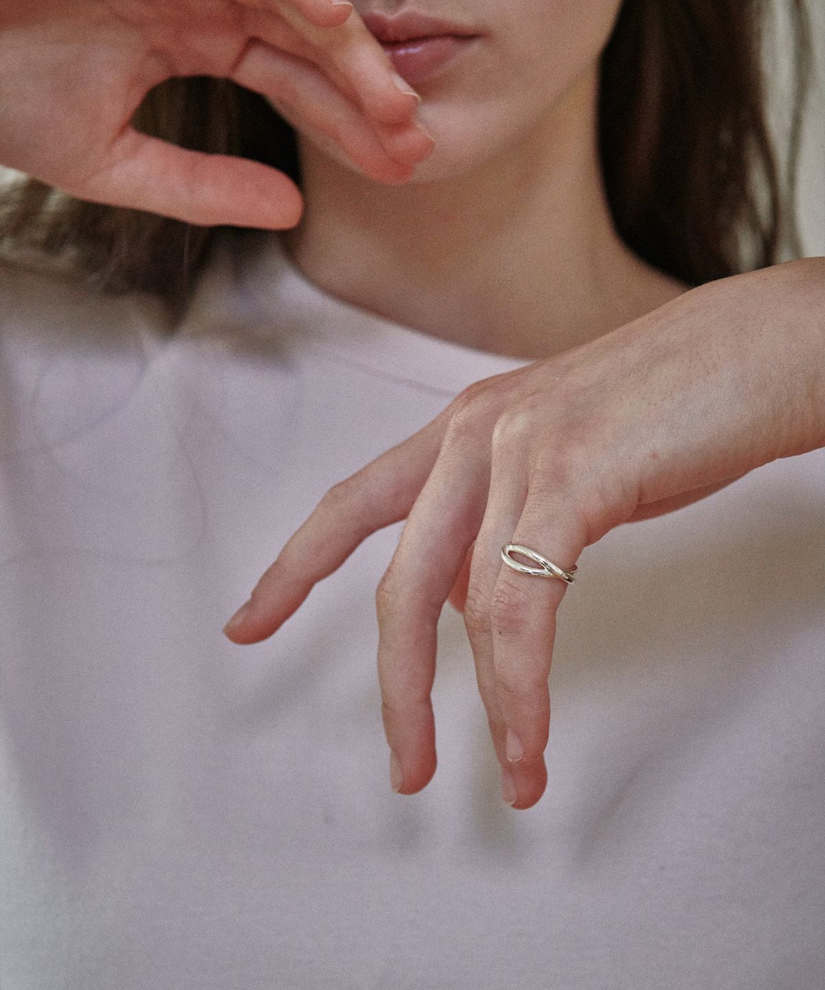 베흐트(VERTE) [925 silver] Cinq.silver.237 / baby volute ring