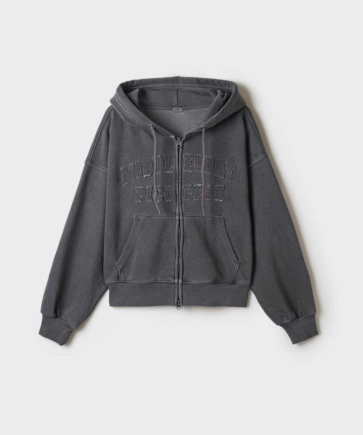 스파오(SPAO) MIDDLEBURY 피그먼트 후드집업_SPMZG49GY0