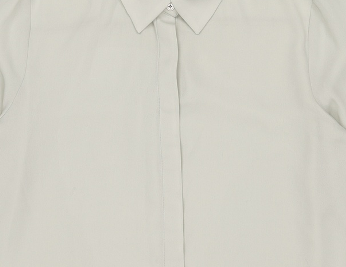 미쏘(MIXXO) 셔츠카라 블라우스 MIWBLB310B L