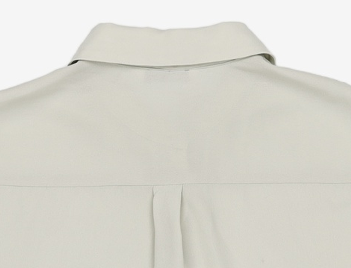 미쏘(MIXXO) 셔츠카라 블라우스 MIWBLB310B L