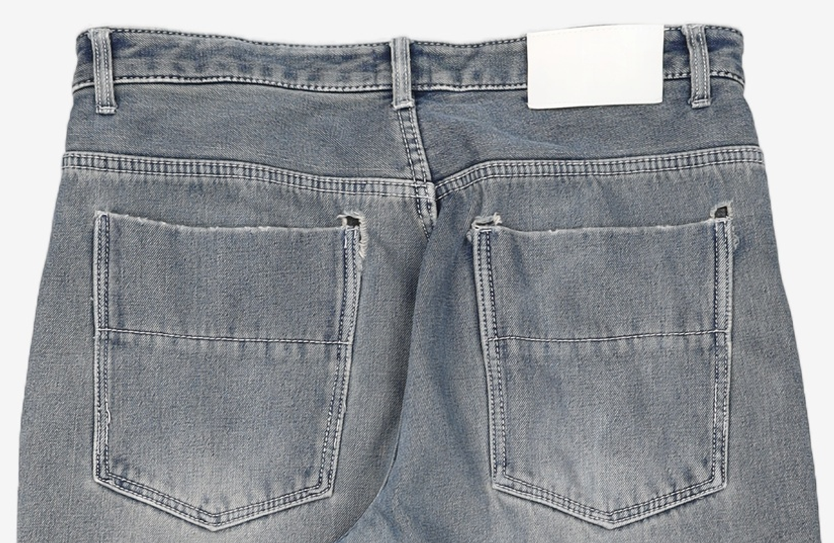 데케트(DECET) Mid Rise Wide Jeans DCPT027BlackSide 32