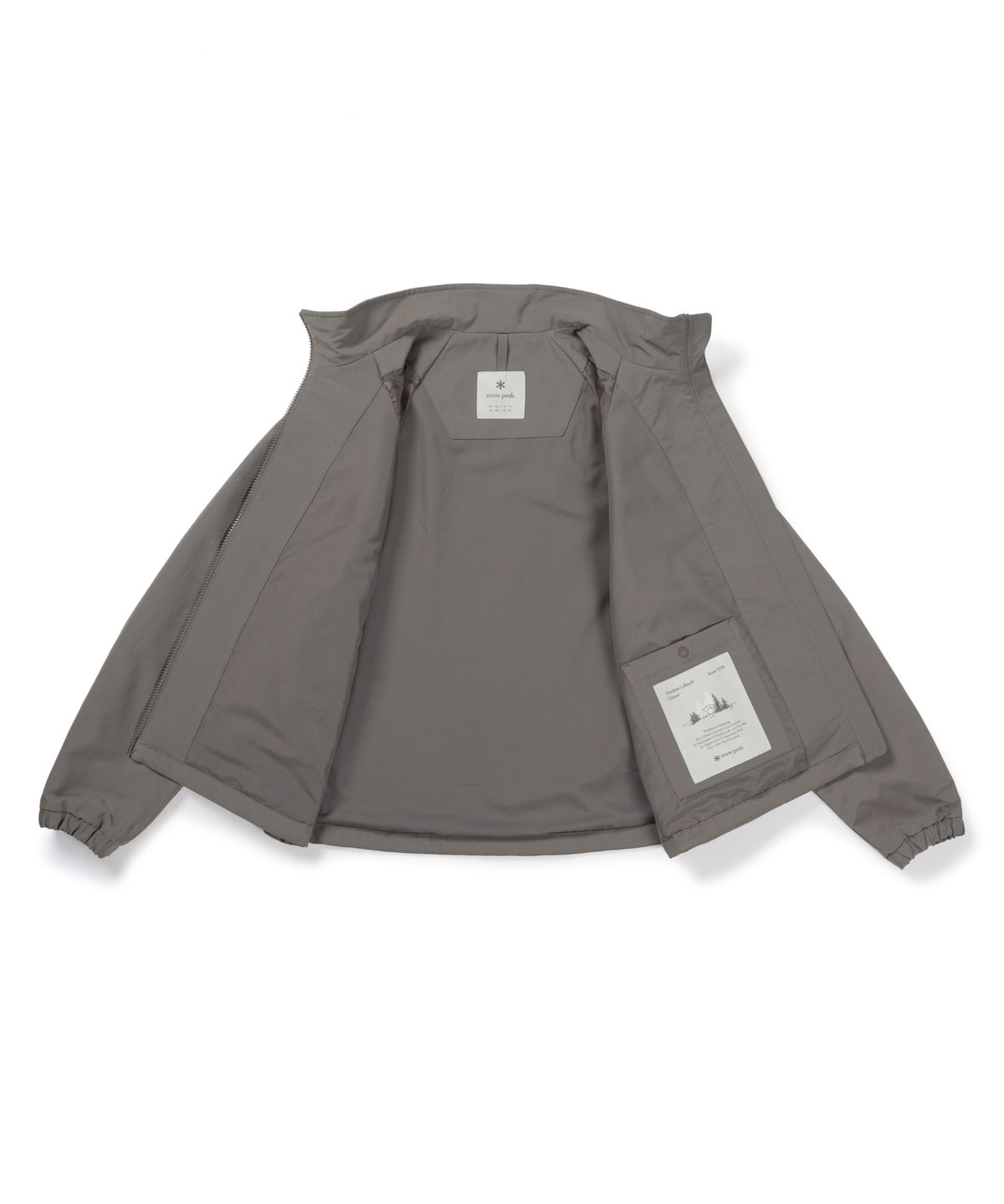 스노우피크 어패럴(SNOWPEAK APPAREL) 캠프 드라이 여성 스탠드넥 바람막이 (S26FWFWB63) Dark Khaki