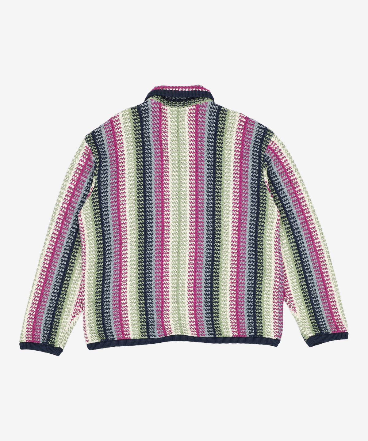 디스이즈네버댓(THISISNEVERTHAT) Crochet Knit Jacket Magenta XL