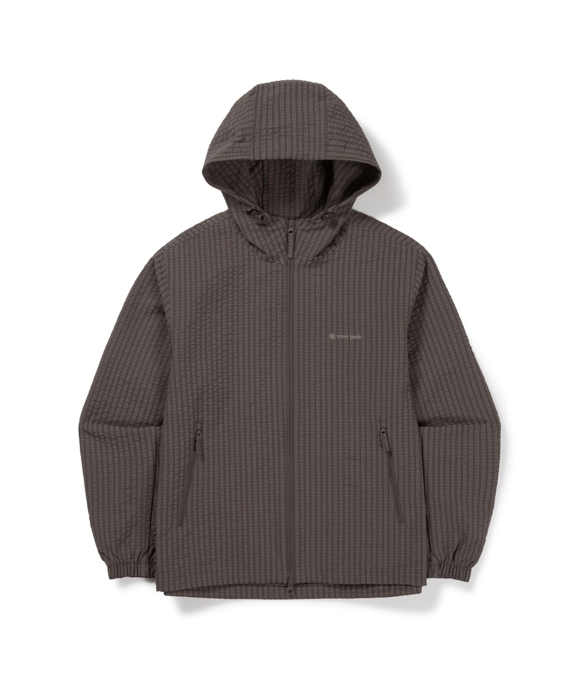 스노우피크 어패럴(SNOWPEAK APPAREL) 체크 시어서커 자켓 (S26FMFJK08) Chocolate Khaki