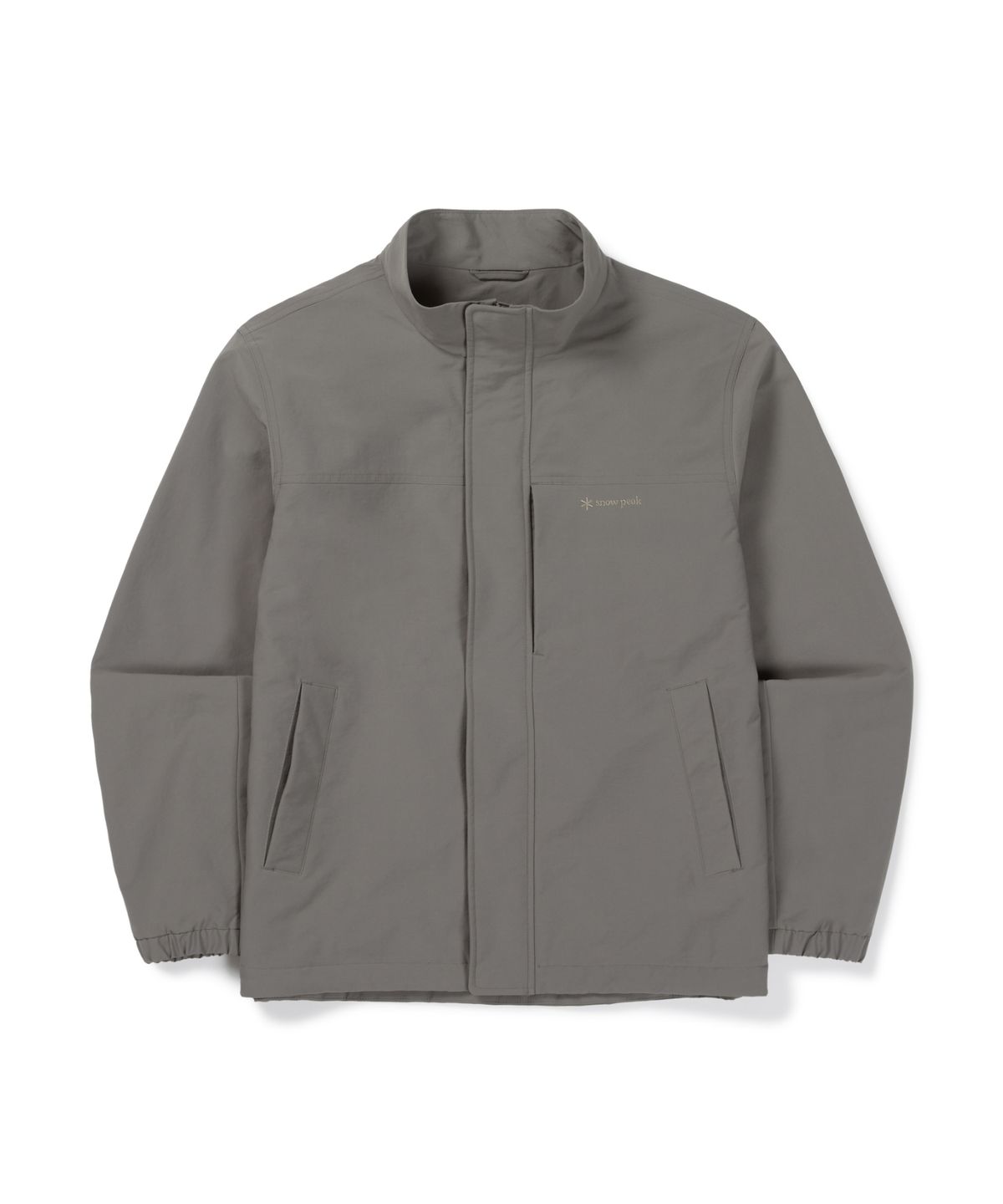 스노우피크 어패럴(SNOWPEAK APPAREL) 캠프 드라이 스탠드넥 바람막이 (S26FMFWB62) Dark Khaki