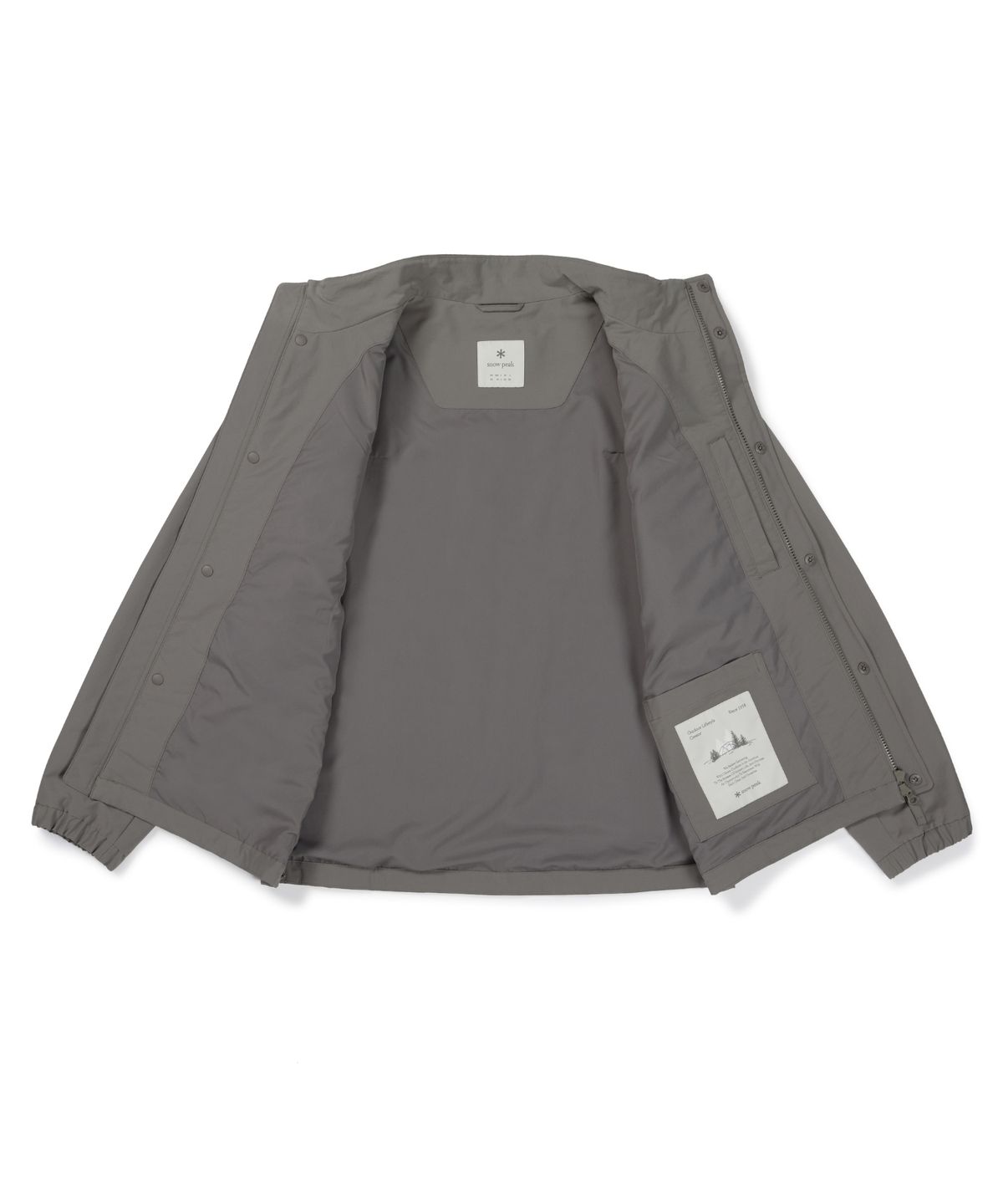 스노우피크 어패럴(SNOWPEAK APPAREL) 캠프 드라이 스탠드넥 바람막이 (S26FMFWB62) Dark Khaki