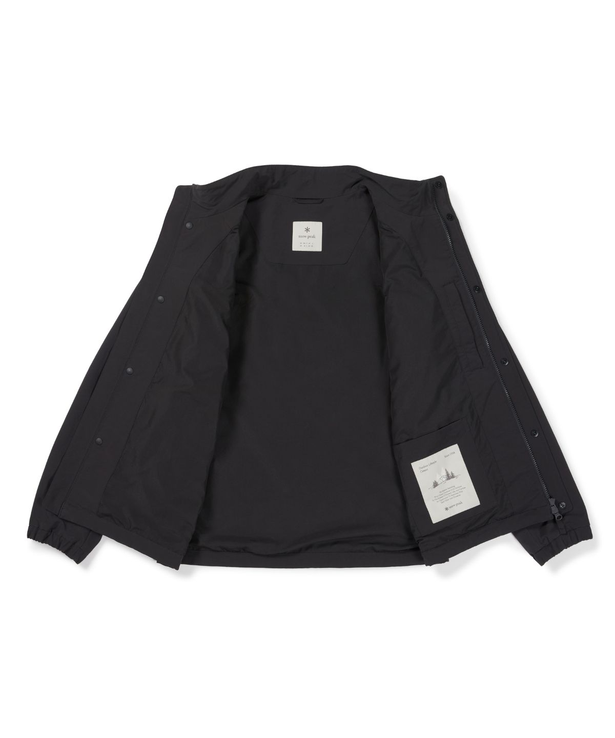 스노우피크 어패럴(SNOWPEAK APPAREL) 캠프 드라이 스탠드넥 바람막이 (S26FMFWB62) Dark Charcoal
