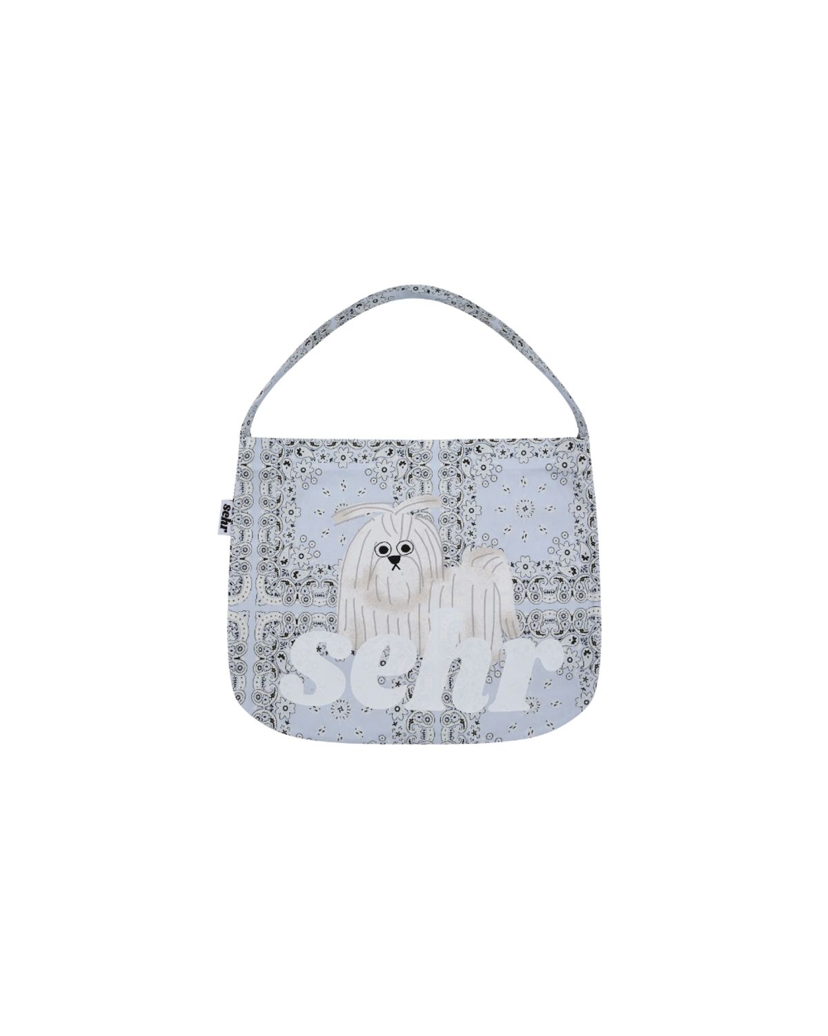 세르(SEHR) My Puppy Paisley Easy Bag (Light Blue)