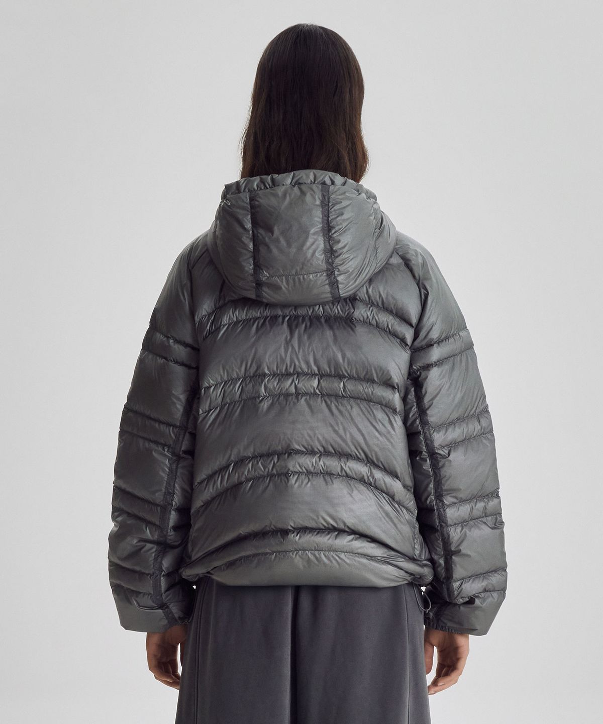 뉴발란스(NEW BALANCE) NBNPG41913 / UNI 플라잉77 슈퍼라이트 후드형 경량 구스다운 (CHARCOAL)