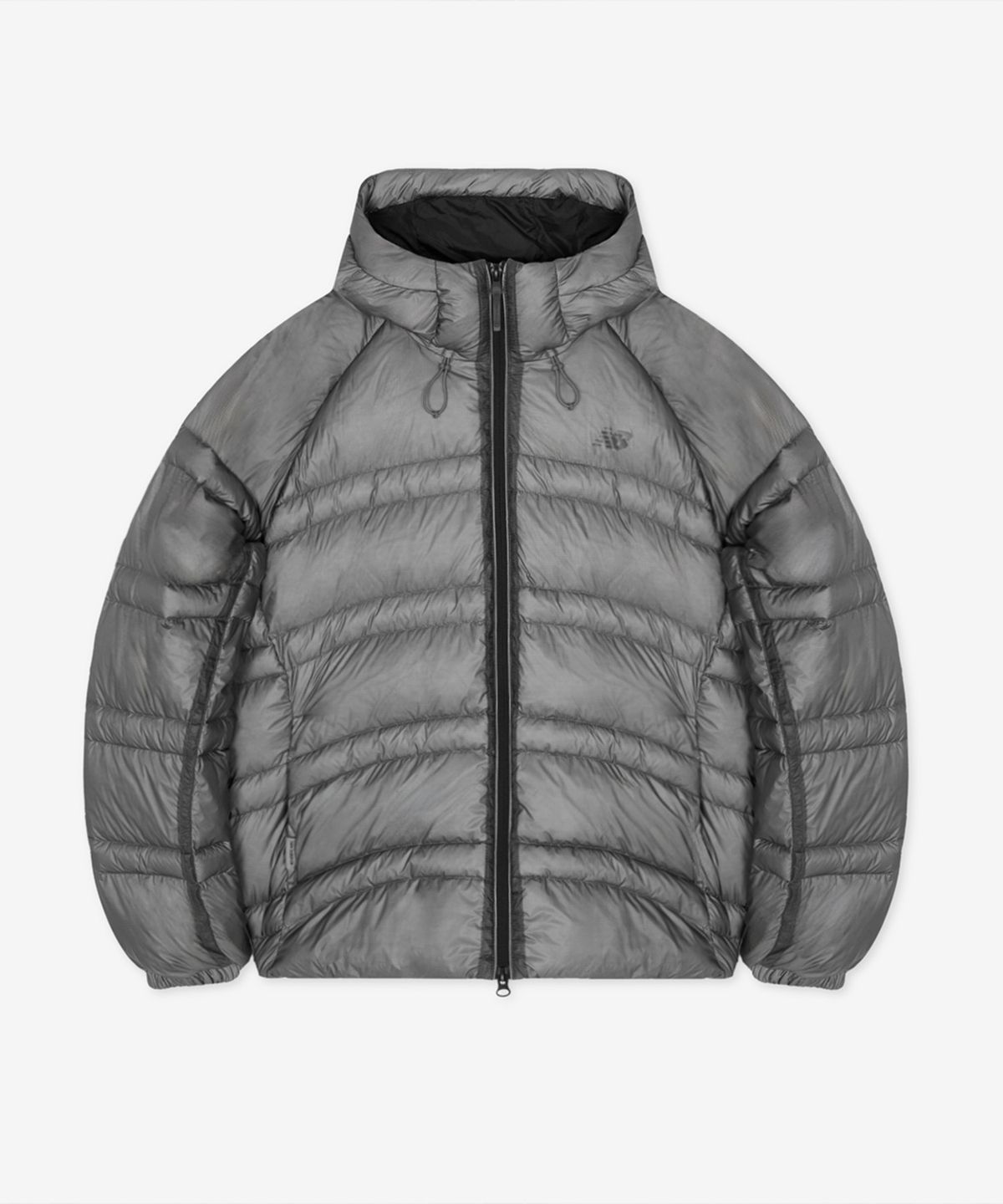 뉴발란스(NEW BALANCE) NBNPG41913 / UNI 플라잉77 슈퍼라이트 후드형 경량 구스다운 (CHARCOAL)