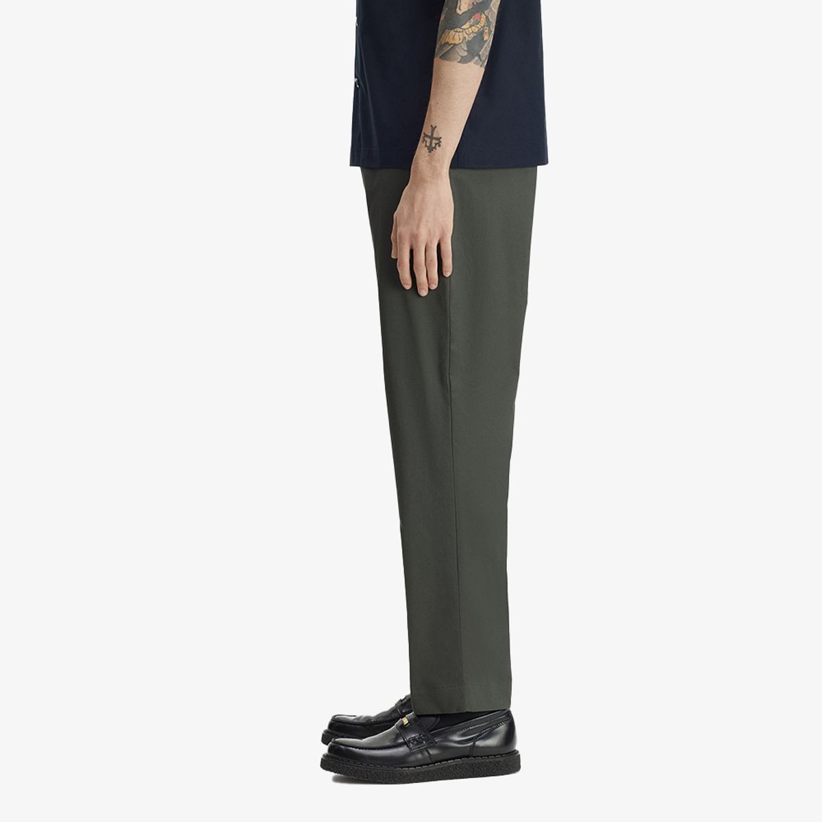 프레드페리(FRED PERRY) [Sharp] 슬림핏 트윌 트라우저 - 필드그린 AFPM2G32301-638
