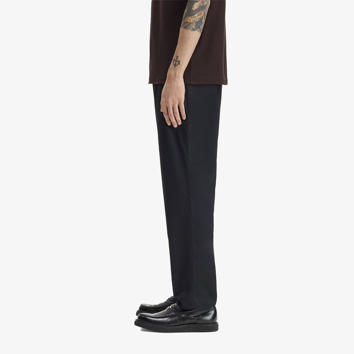 프레드페리(FRED PERRY) [Sharp] 슬림핏 트윌 트라우저 - 블랙 AFPM2G32301-198