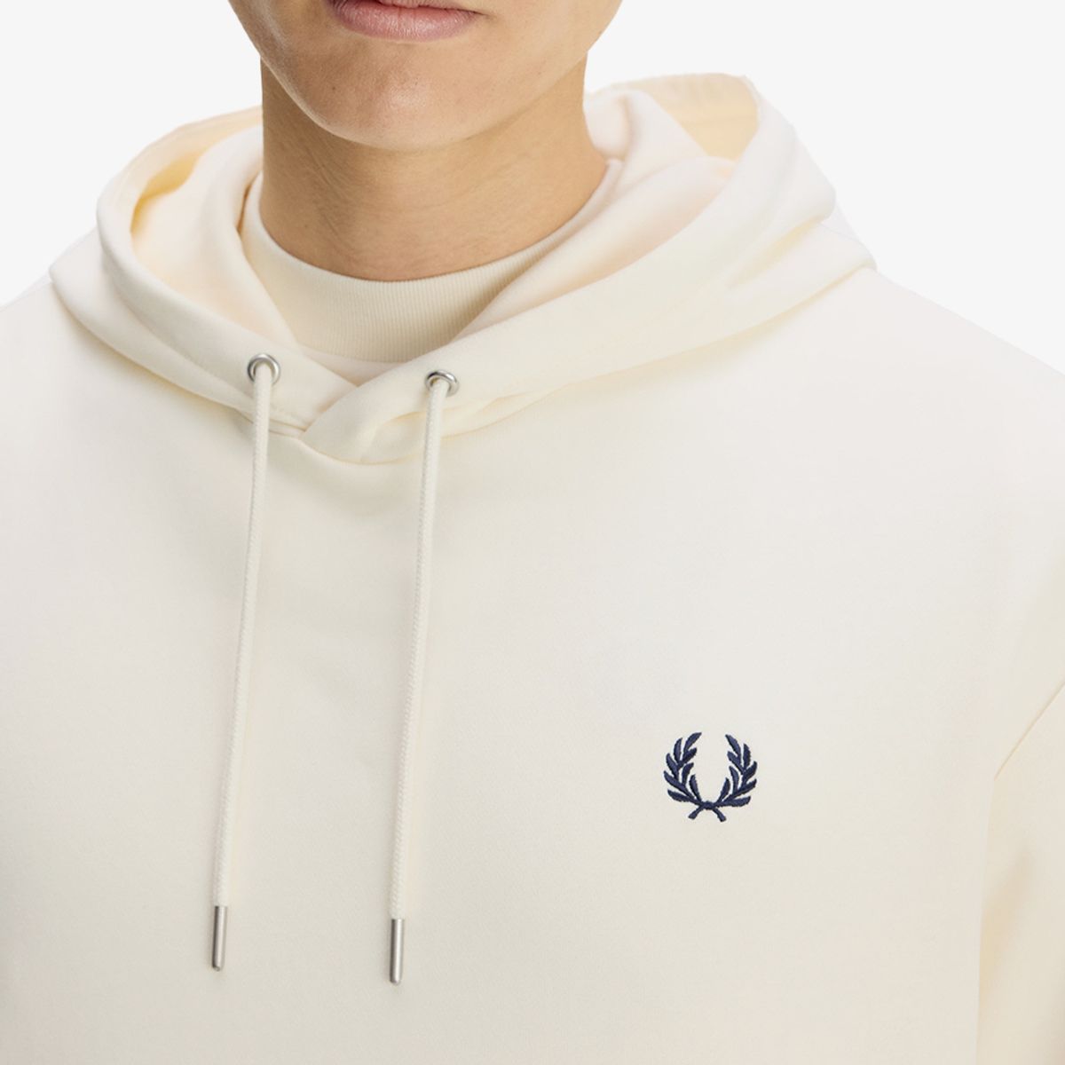 프레드페리(FRED PERRY) [Sport] 릴렉스드 팁드 후드 스웻셔츠 - 에크루 AFPM2G33492-560