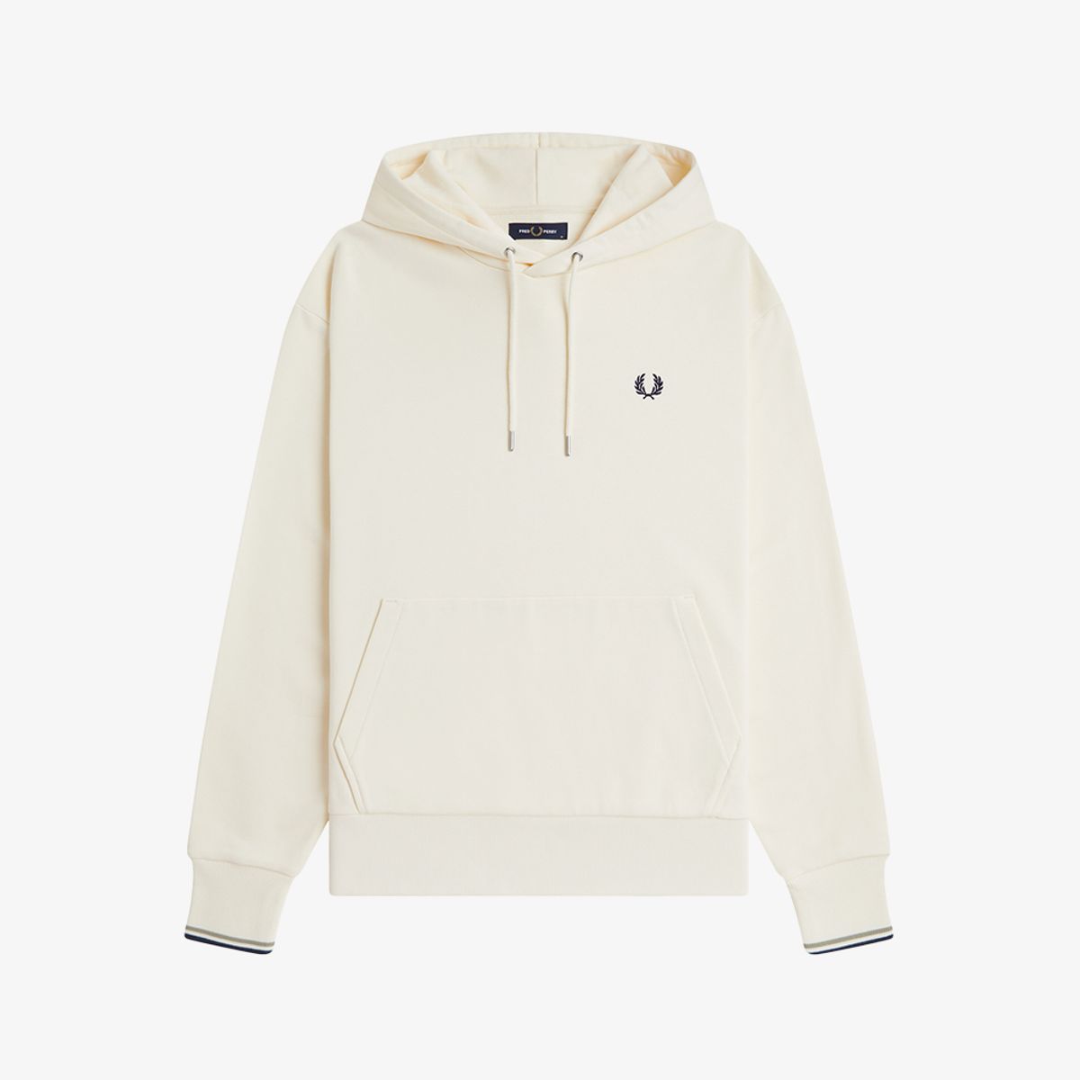 프레드페리(FRED PERRY) [Sport] 릴렉스드 팁드 후드 스웻셔츠 - 에크루 AFPM2G33492-560