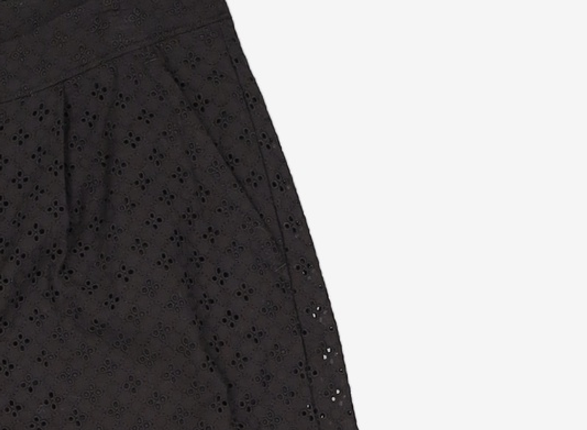 뚜오미오(TUOMIO) EYELET BELT BAG PANTS [BLACK] 1