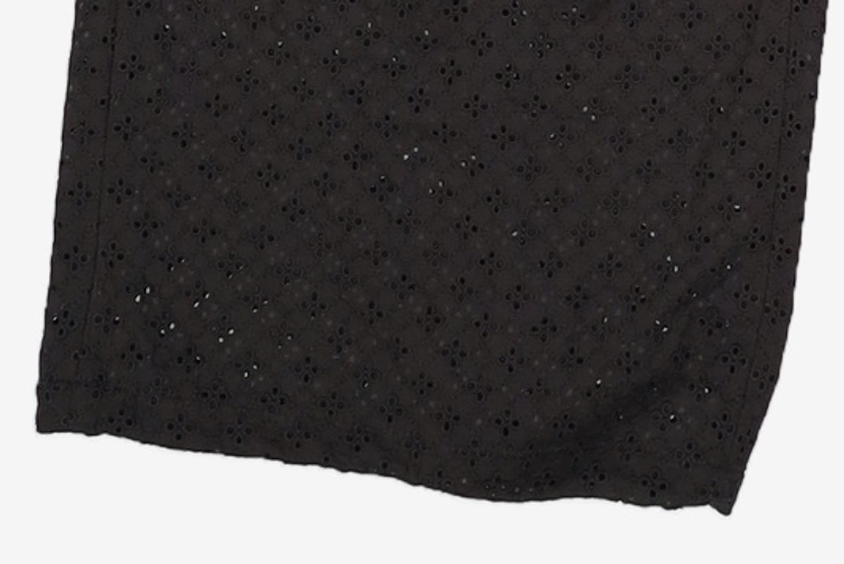 뚜오미오(TUOMIO) EYELET BELT BAG PANTS [BLACK] 1