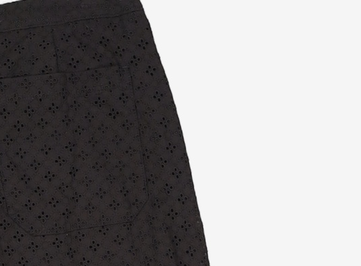 뚜오미오(TUOMIO) EYELET BELT BAG PANTS [BLACK] 1