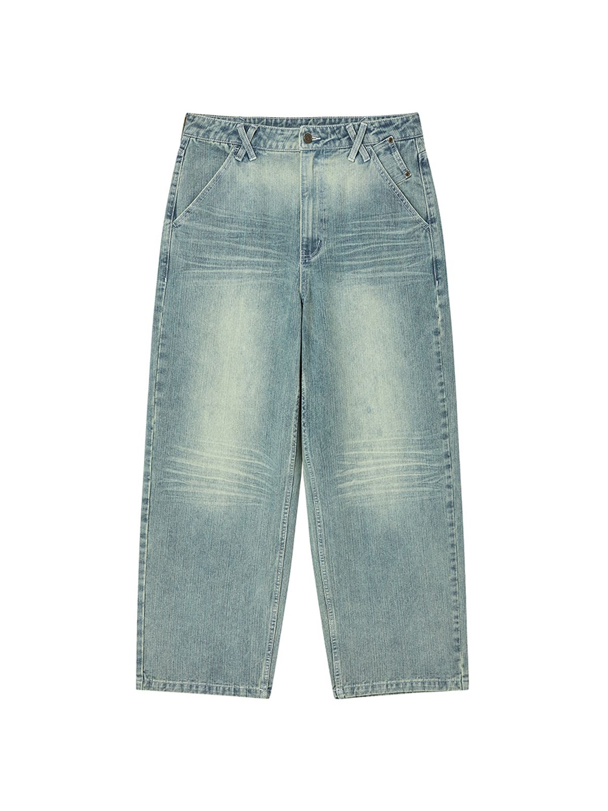 엔와이엑스엑스(NYXX) DOUBLE CAT WASHED DENIM SAND