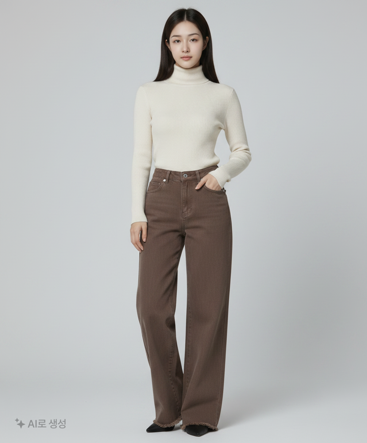 마리떼 프랑소와 저버(MARITHÉ + FRANҪOIS GIRBAUD) W COULEUR DENIM PANTS sand 25