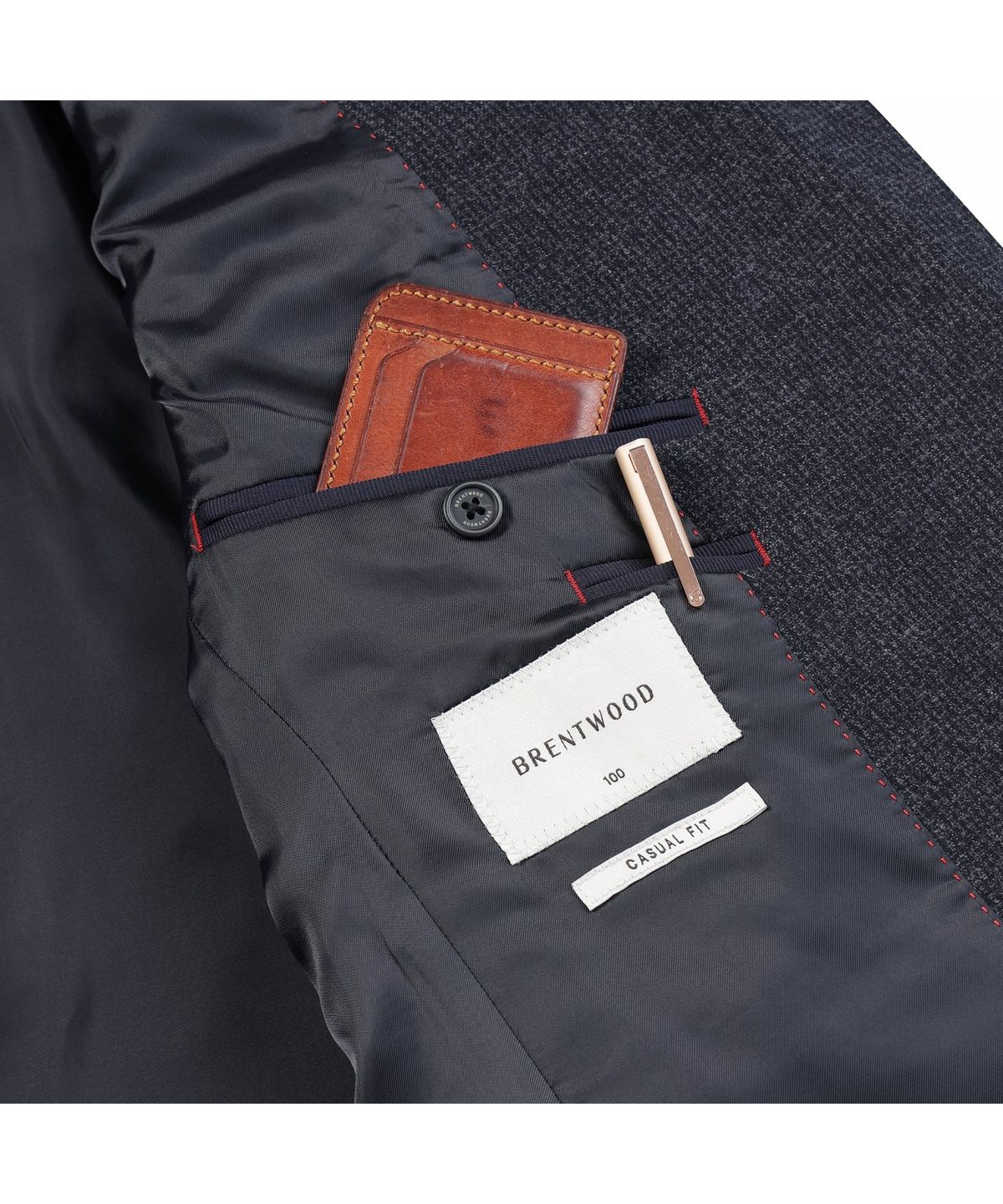 브렌우드(BRENTWOOD) T/R 기모 마이크로 자켓 BRJCW26421NYX