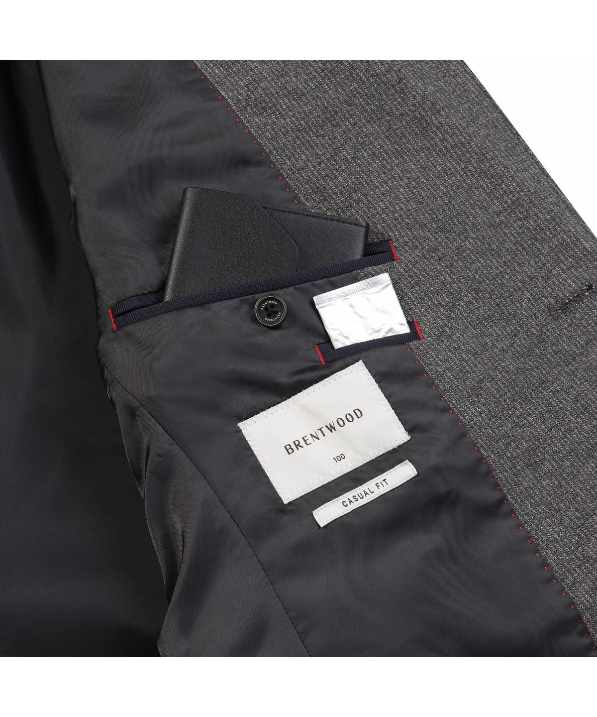 브렌우드(BRENTWOOD) T/R 기모 마이크로 자켓 BRJCW26421GYX