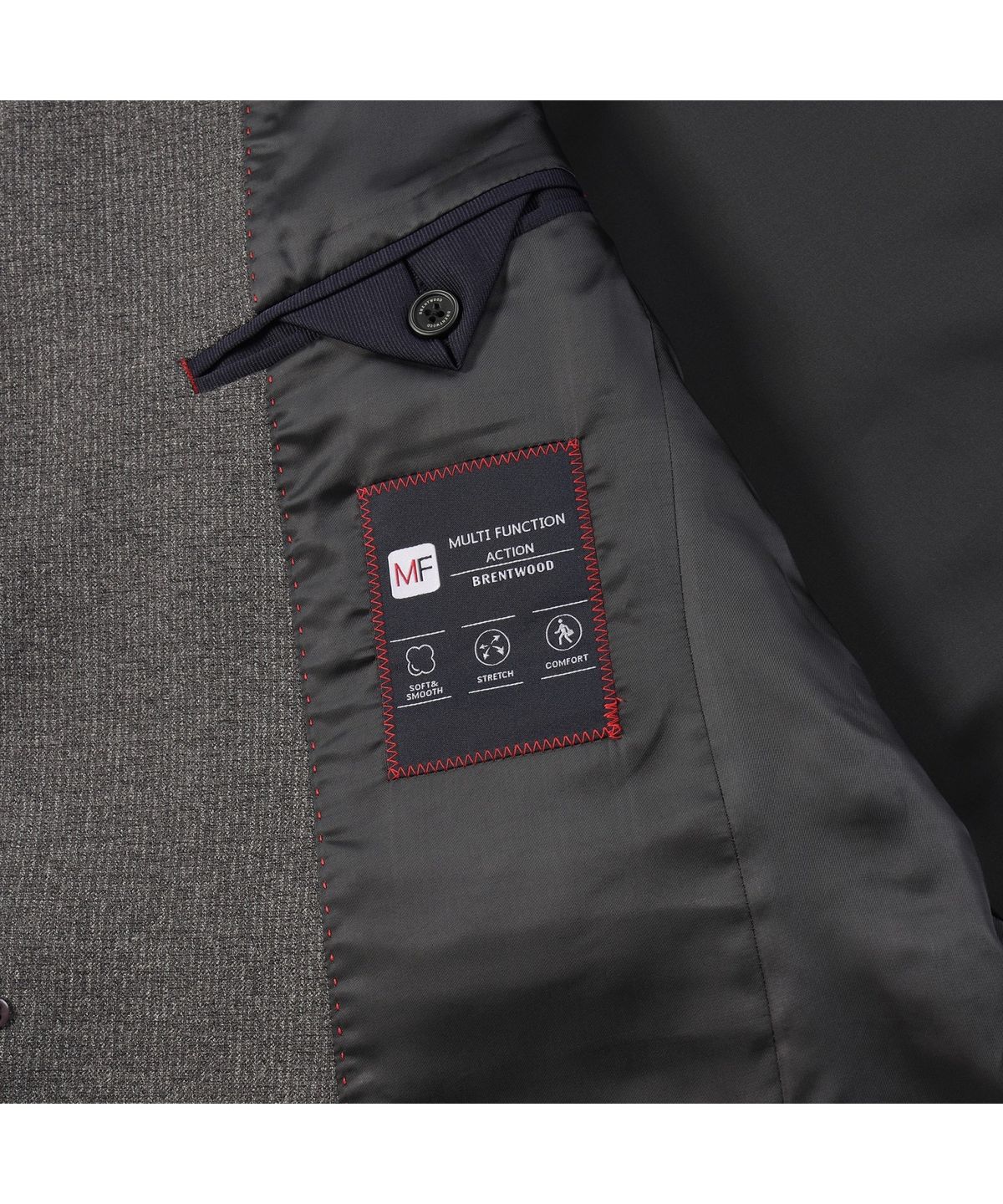 브렌우드(BRENTWOOD) T/R 기모 마이크로 자켓 BRJCW26421GYX