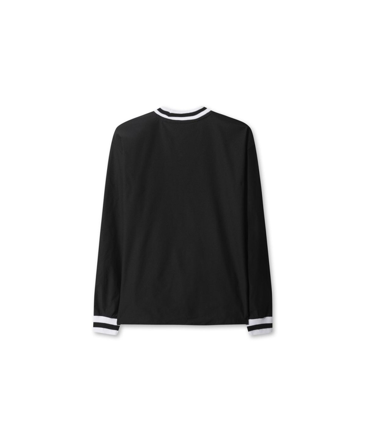 왁(WAAC) Women Color Block Rib Pullover WWTBS26104BKX