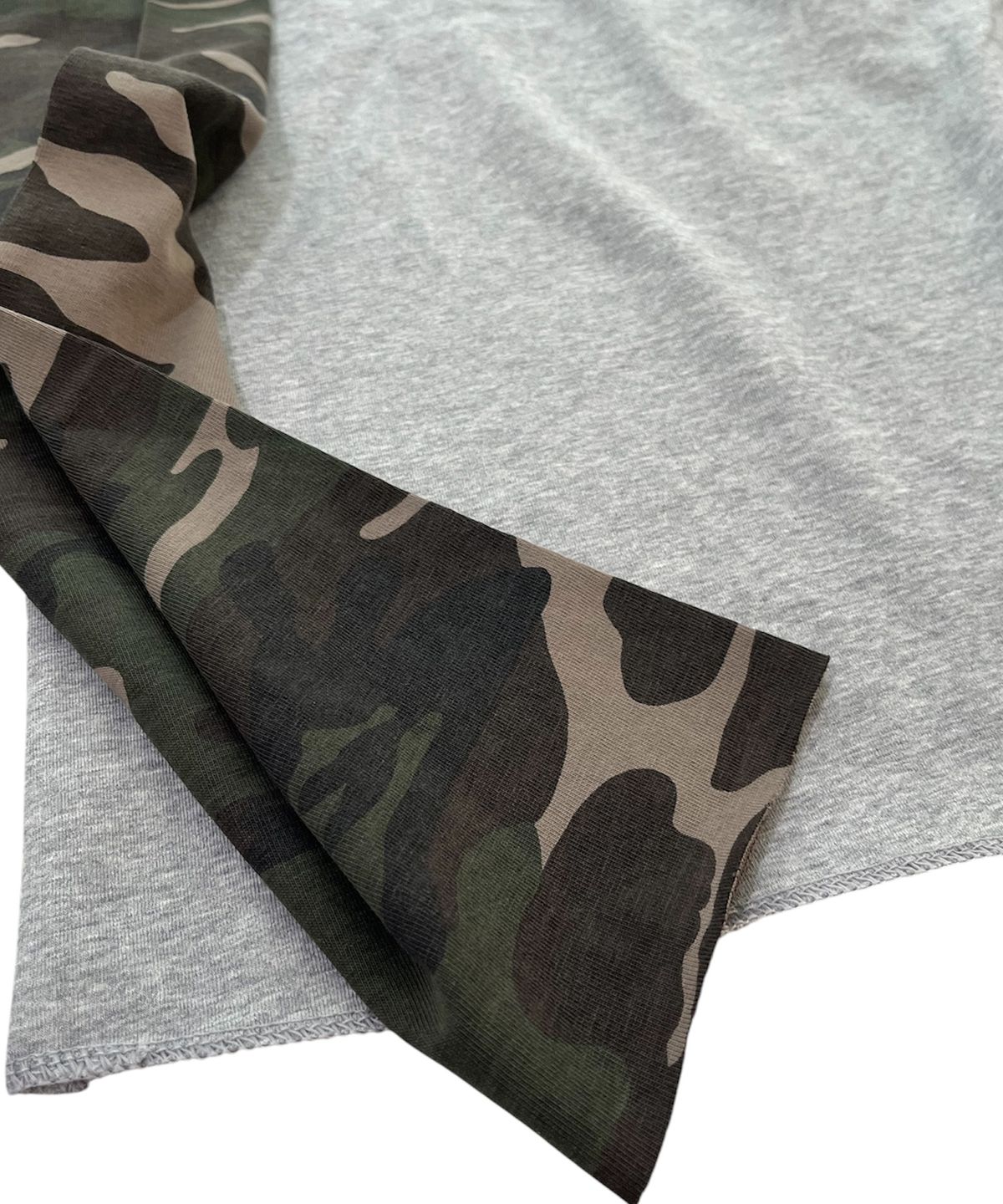스케이터락(SK8ER ROCK) Star Raglan T-Shirt (Melangegray/camouflage)