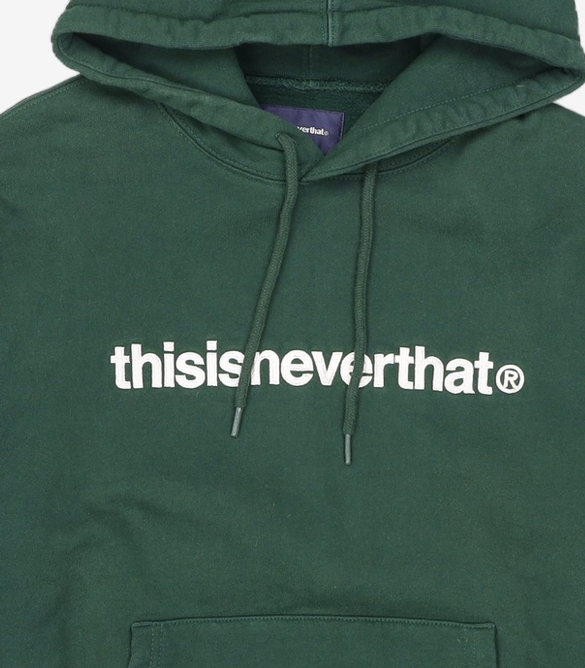 디스이즈네버댓(THISISNEVERTHAT) (FW21) T-Logo Hoodie - Forest S