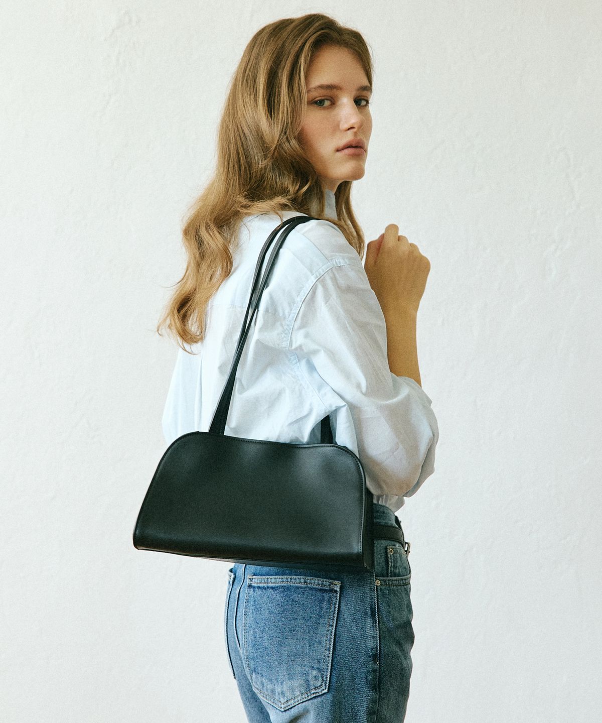 모어모르(MOREMORR) MAUD BAG_black 숄더백 토트백