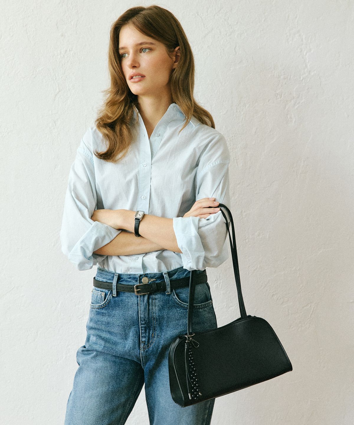 모어모르(MOREMORR) MAUD BAG_black 숄더백 토트백