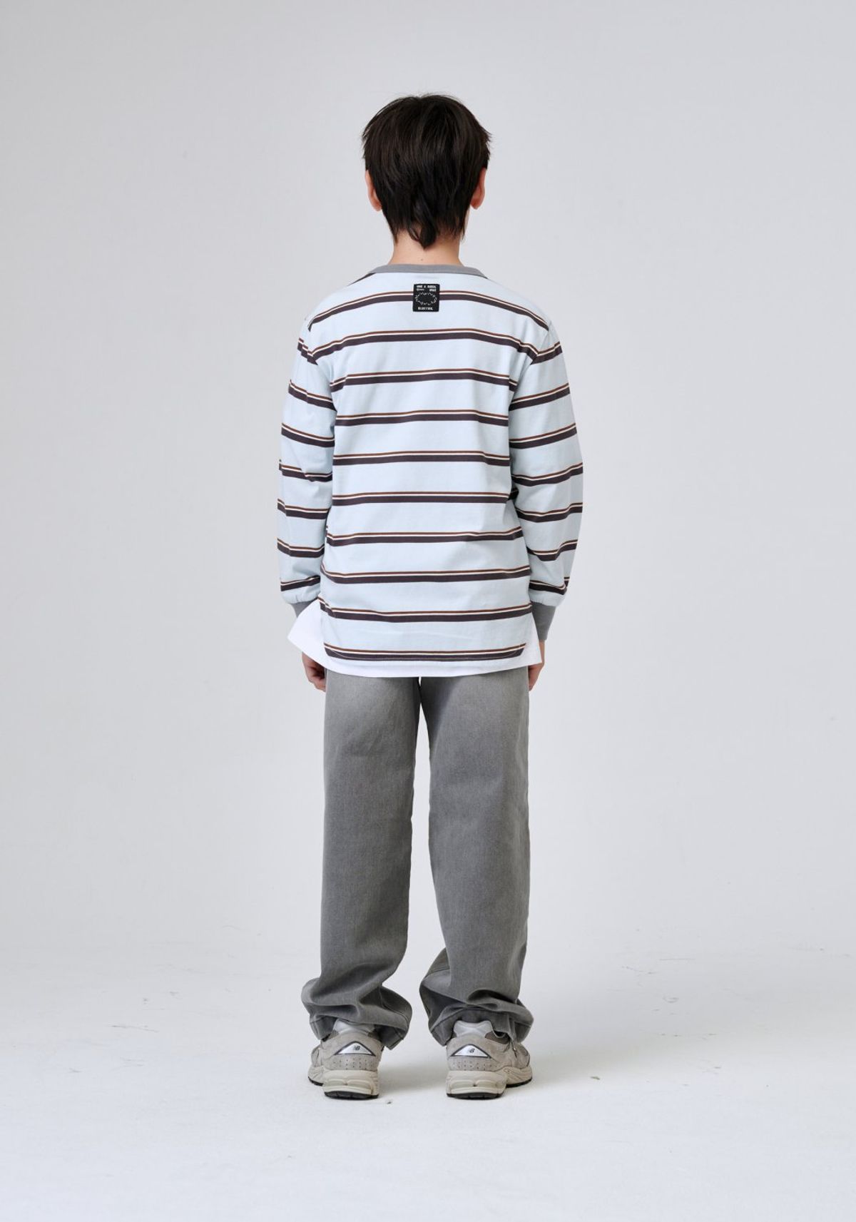 블루테일(BLUETAIL) AAG7TS06SB 스카이블루 스트라이프 티셔츠