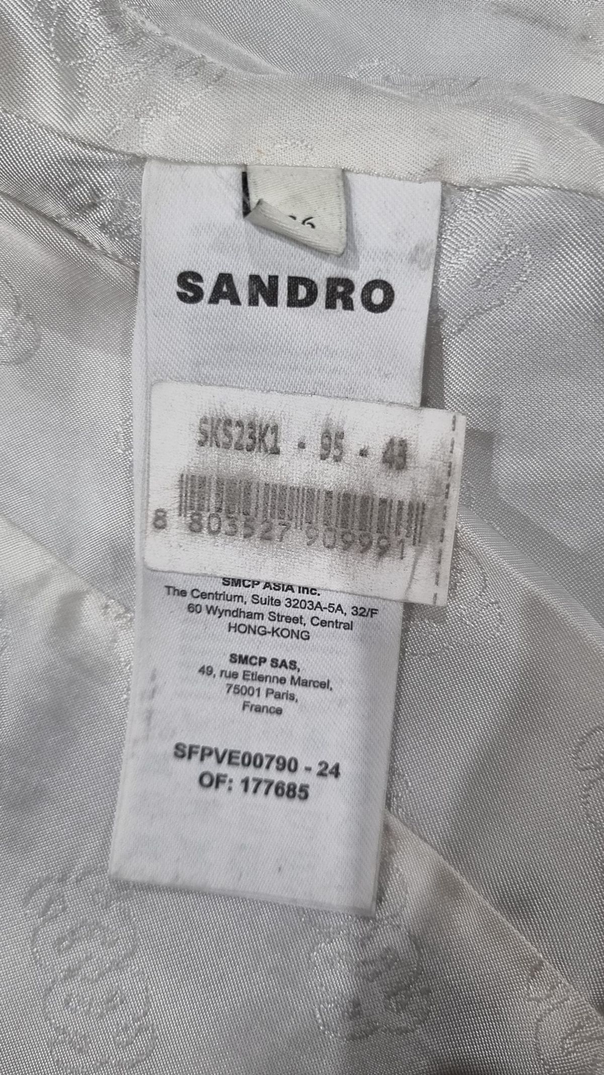 산드로(Sandro) 슈트/블레이저 재킷 36