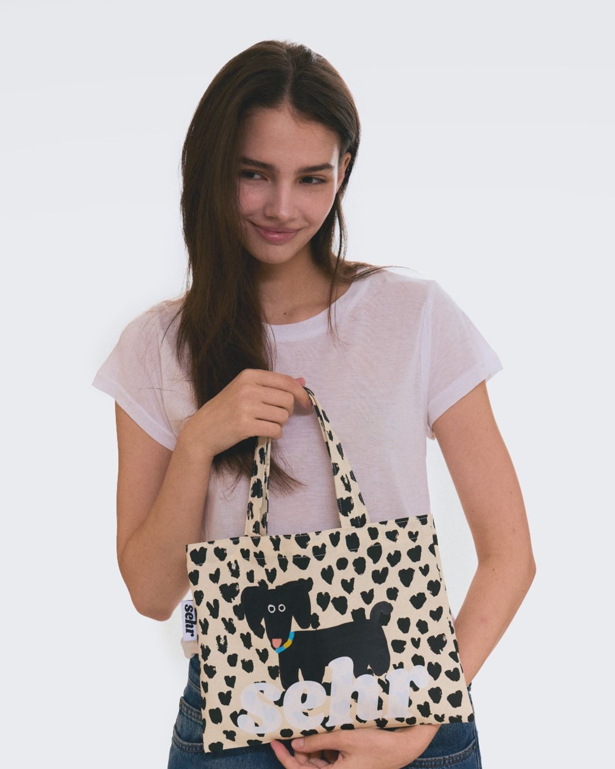 세르(SEHR) My Puppy Love Mini Bag (Ivory)
