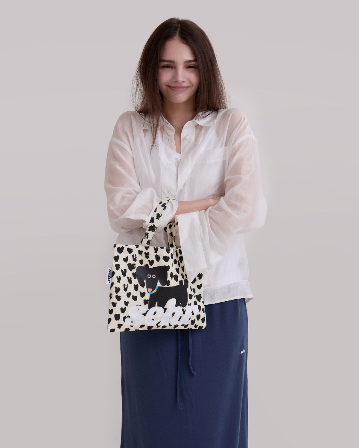 세르(SEHR) My Puppy Love Mini Bag (Ivory)